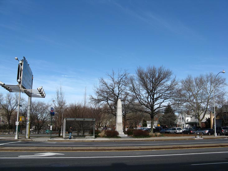 War Memorial, Northern Boulevard at the Clearview Expressway, NE Corner, Bayside, Queens