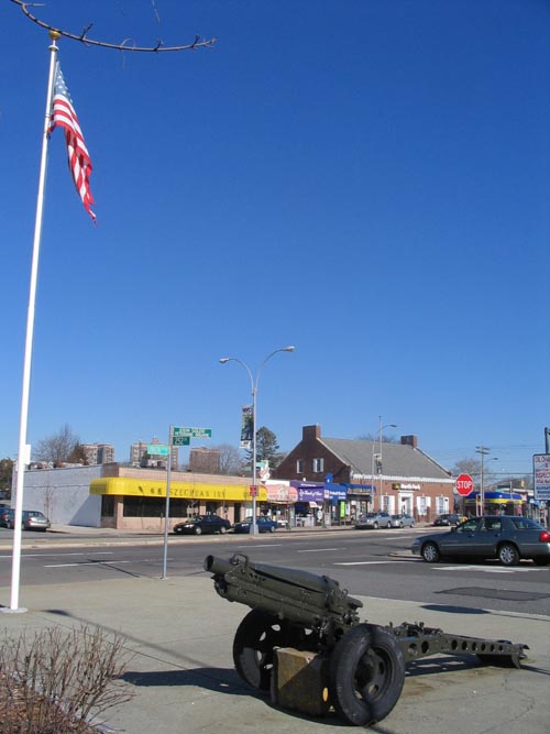 Stein Goldie Veterans Square, 252nd Street and Union Turnpike, SW Corner, Bellerose, Queens