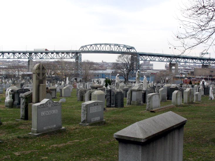 Kosciuszko Bridge From Calvary Cemetery, Queens