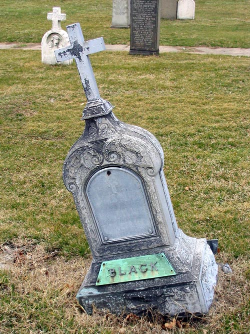 Cast-Iron Headstone, Calvary Cemetery, Queens