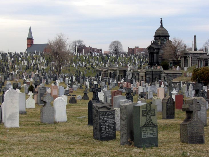 St. Raphael's Church From Calvary Cemetery, Queens