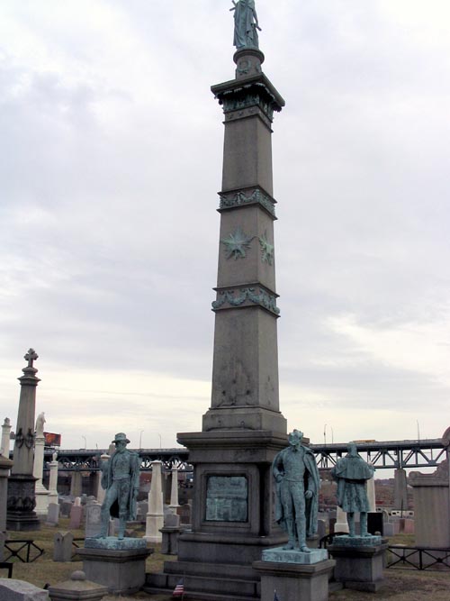 Soliders Monument, Calvary Veterans Park, Calvary Cemetery, Queens