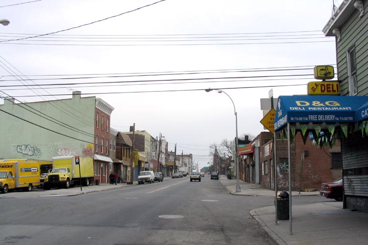 Looking East Down Greenpoint Avenue, Blissville, Queens