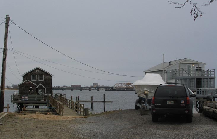 Houses along Broad Channel Waterfront, Broad Channel, Queens