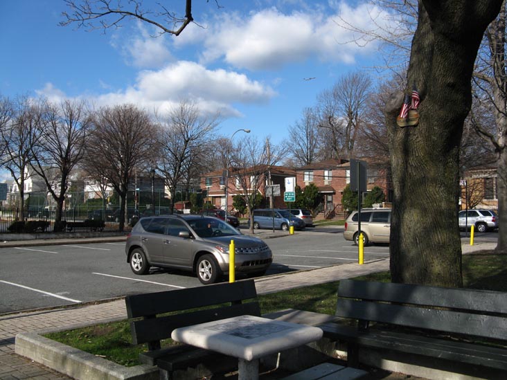 Municipal Parking Lot and College Point Park, College Point Boulevard and 14th Avenue, SW Corner, College Point, Queens