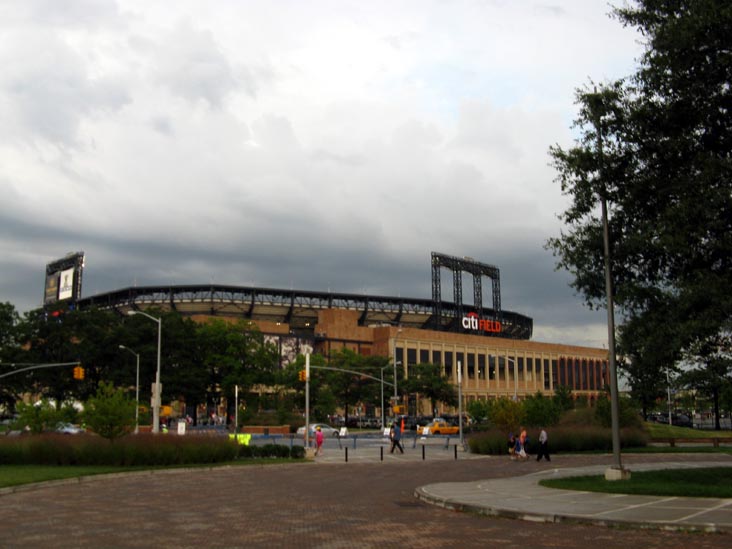 Citi Field From Bus Parking Area, Flushing Meadows-Corona Park, Queens, August 21, 2009, 6:10 p.m.