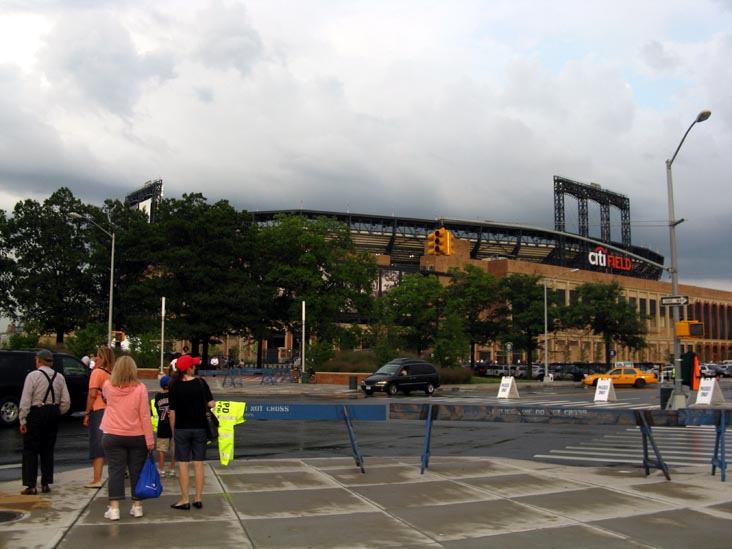 Citi Field From Bus Parking Area, Flushing Meadows Corona Park, Queens, August 21, 2009, 6:10 p.m.