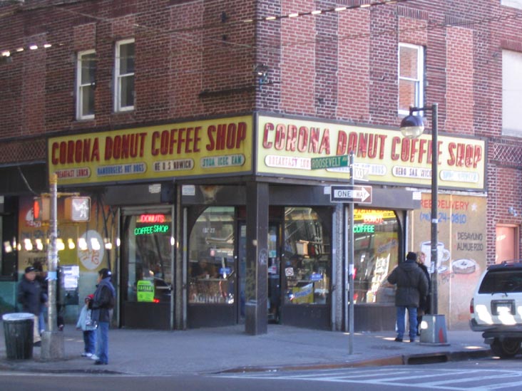Corona Donut Coffee Shop, Roosevelt Avenue, Corona, Queens