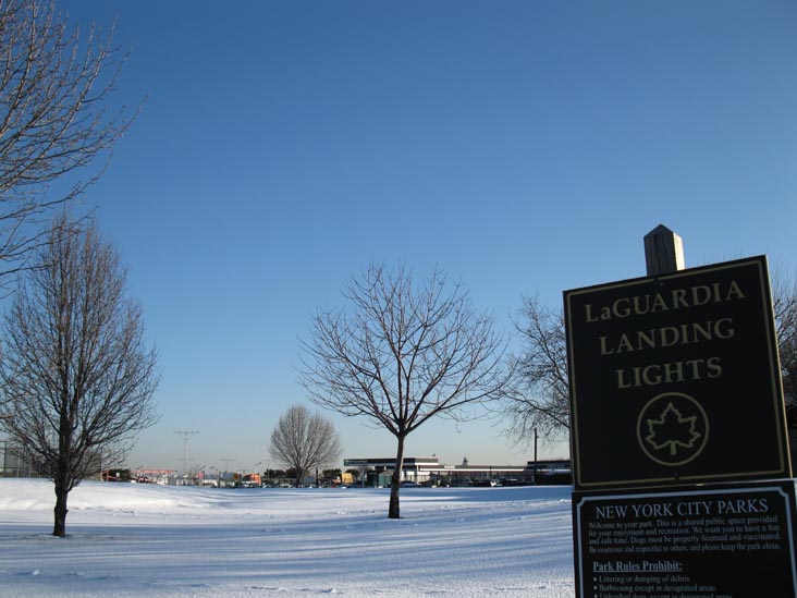 LaGuardia Landing Lights, East Elmhurst, Queens, February 12, 2010