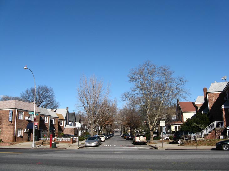 Looking North Up 170th Street From Northern Boulevard, Auburndale, Flushing, Queens