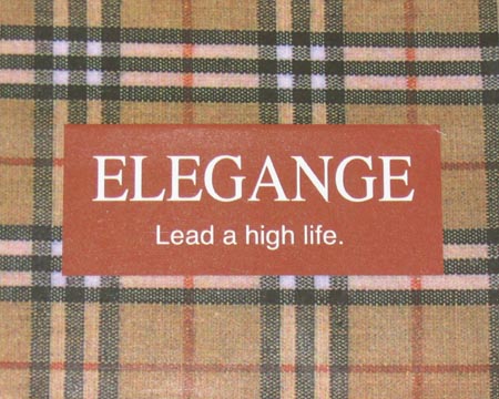 "Elegange, Lead a high life," Banzai 99 Cent Plus Store, Flushing Mall, Flushing, Queens