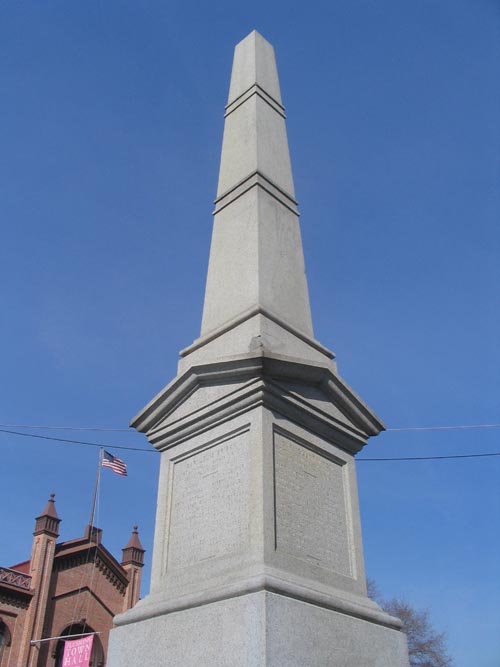 Civil War Memorial Obelisk, Flushing Greens, Flushing, Queens