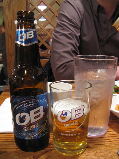 OB Beer, Koki-Ri Restaurant, 144-18 Northern Boulevard, Flushing, Queens