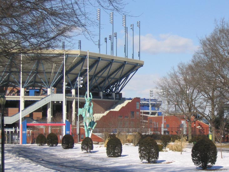 Arthur Ashe Stadium, Flushing Meadows Corona Park, Queens, January 23, 2004