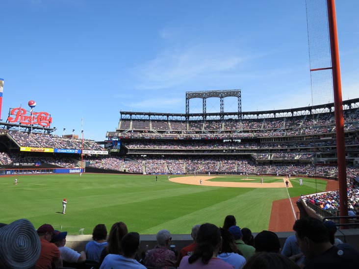 New York Mets vs. Philadelphia Phillies, Section 132, Citi Field, Flushing Meadows Corona Park, Queens, May 11, 2014