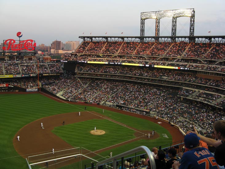 View From Section 524, New York Mets vs. Arizona Diamondbacks, Citi Field, Flushing Meadows Corona Park, Queens, August 3, 2009