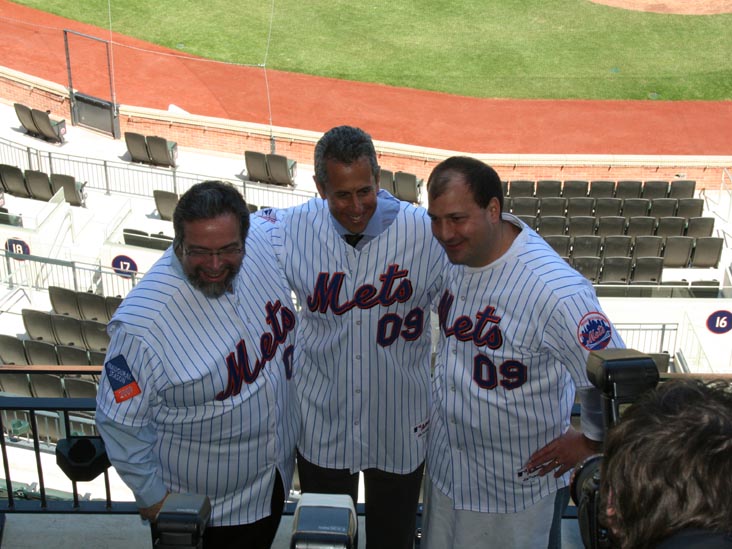 Drew Nieporent, Danny Meyer and Dave Pasternack, Culinary All-Stars Media Preview, Citi Field, Flushing Meadows Corona Park, Queens, March 31, 2009