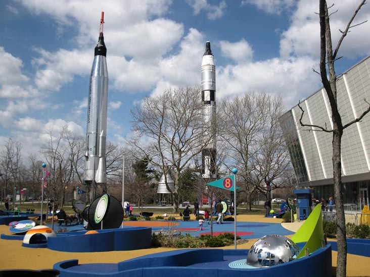 Rocket Park Mini Golf, New York Hall of Science, 47-01 111th Street, Flushing Meadows Corona Park, Queens