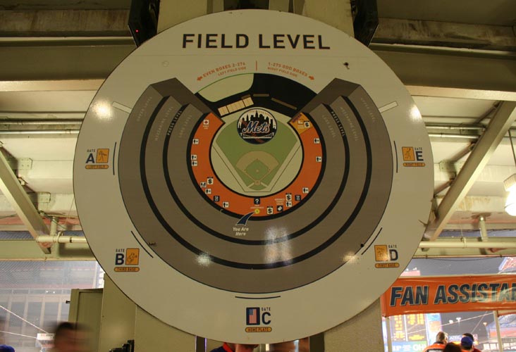Field Level, New York Mets vs. Philadelphia Phillies, Shea Stadium, Flushing Meadows Corona Park, Queens, April 10, 2008