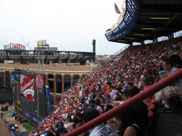 Citi Field Progress, New York Mets vs. Florida Marlins, Shea Stadium, Flushing Meadows Corona Park, Queens, August 10, 2008
