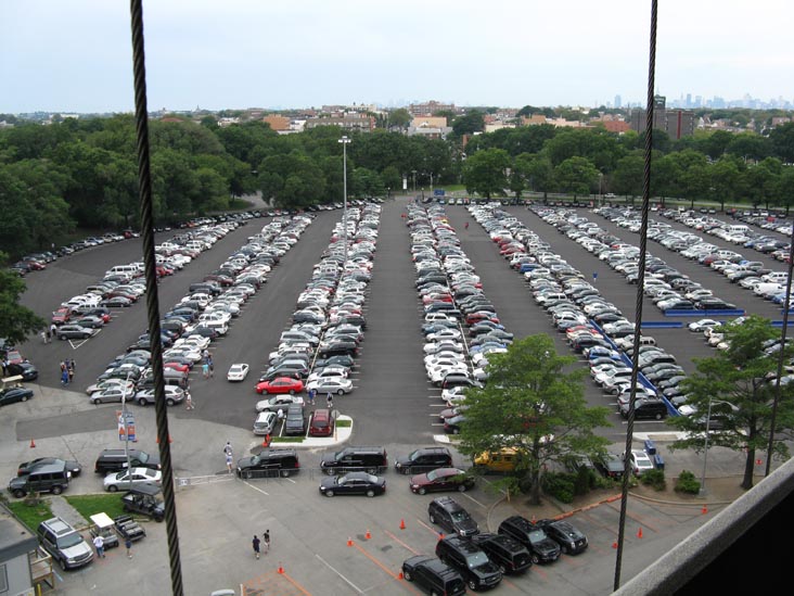 Parking Lot From Shea Stadium Upper Level, Flushing Meadows Corona Park, Queens, August 10, 2008