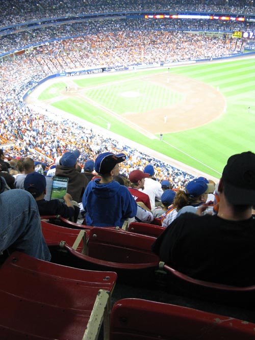 View From Section 33, New York Mets vs. Philadelphia Phillies, September 7, 2008, Shea Stadium, Flushing Meadows Corona Park, Queens