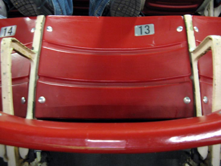 Seat, Section 33, New York Mets vs. Philadelphia Phillies, September 7, 2008, Shea Stadium, Flushing Meadows Corona Park, Queens