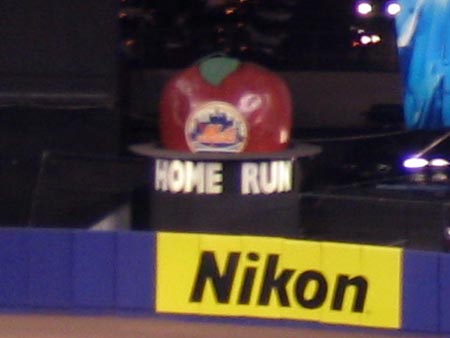 Home Run Apple, Shea Stadium, Flushing Meadows Corona Park, Queens, September 10, 2004