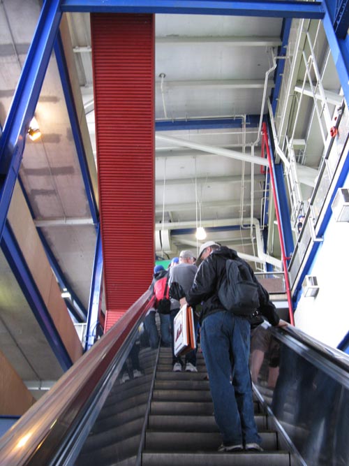 Escalator To Upper Levels, Shea Stadium, Flushing Meadows Corona Park, Queens, September 22, 2008