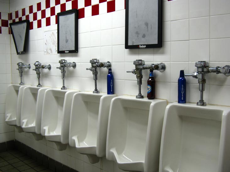 Men's Bathroom, Upper Level, Shea Stadium, Final Game at Shea Stadium, Flushing Meadows Corona Park, Queens, September 28, 2008