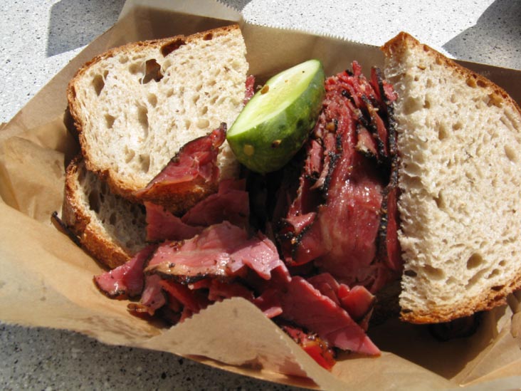 Carnegie Deli Pastrami on Rye, US Open Day Session, Flushing Meadows Corona Park, Queens, September 2, 2009