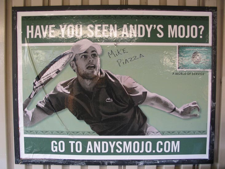 Have You Seen Andy's Mojo American Express Advertising Campaign, Willets Point-Shea Stadium 7 Train Stop, Flushing Meadows Corona Park, Queens