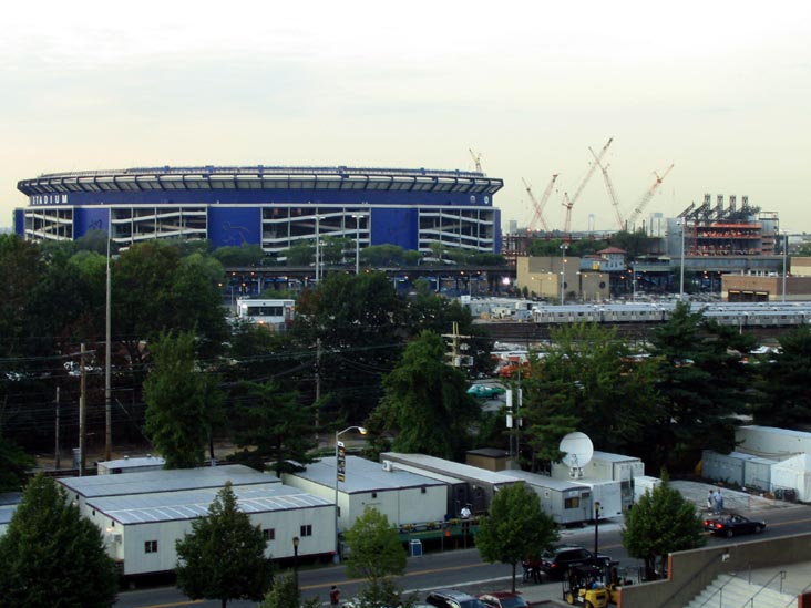 Shea Stadium From Arthur Ashe Stadium, Flushing Meadows Corona Park, Queens