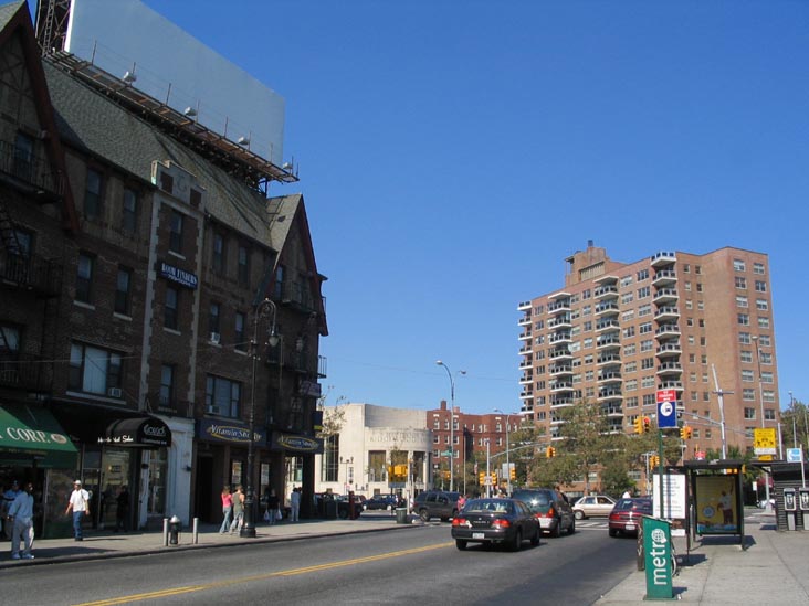 Continental Avenue Looking North Towards Queens Boulevard, Forest Hills, Queens