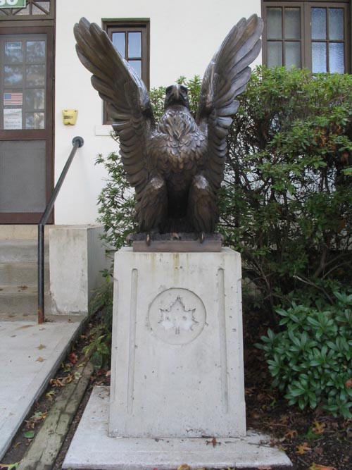 Eagle Sculpture, The Overlook, Forest Park, Queens