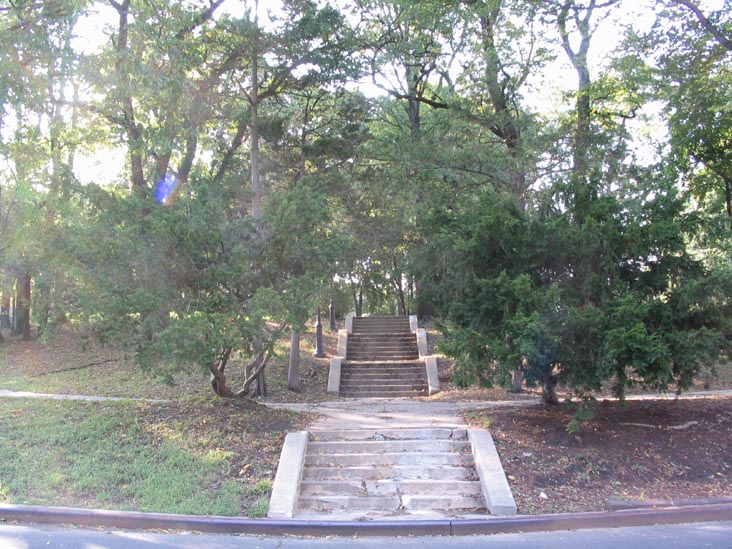 Steps Leading to Sobelsohn Playground, Forest Park, Queens