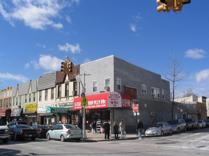 70th Street and Myrtle Avenue, NW Corner, Glendale, Queens