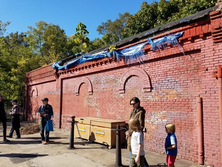 Gate House, Ridgewood Reservoir, Highland Park, Queens, October 19, 2019