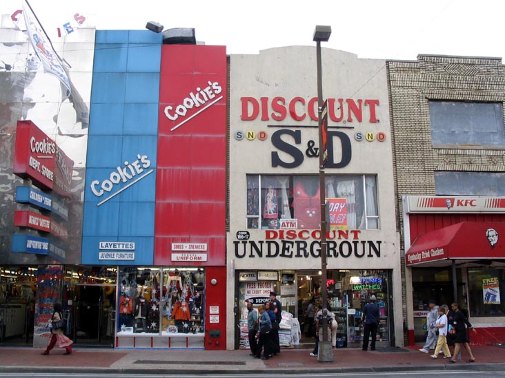 Cookie's Department Store, S&D Discount Underground, 166-17 Jamaica Avenue, Jamaica, Queens