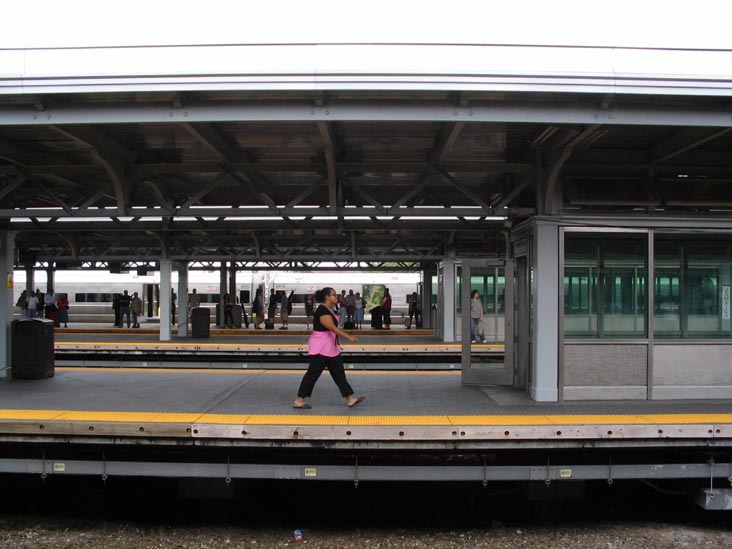 Platform, Jamaica Long Island Rail Road Station, Jamaica, Queens, July 8, 2006