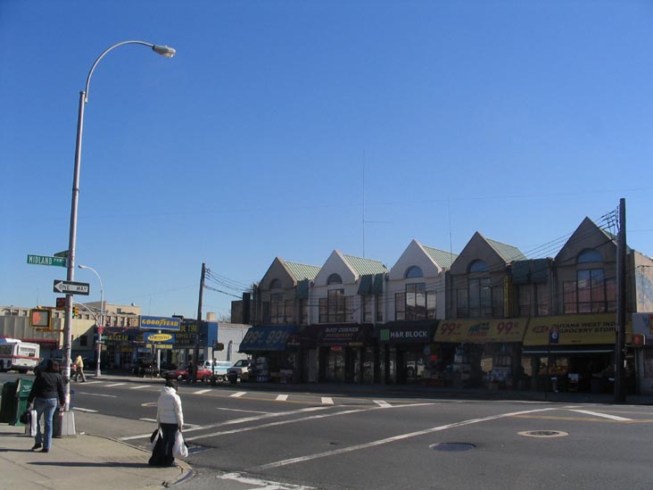 Hillside Avenue and Midland Parkway, SE Corner, Jamaica, Queens