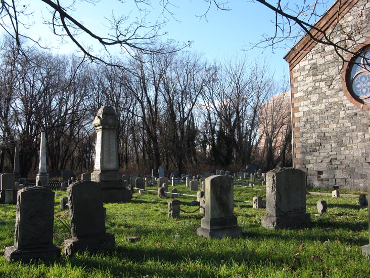 Prospect Cemetery, York College, Jamaica, Queens