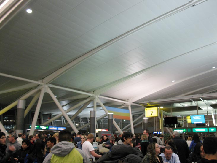 Terminal 4, John F. Kennedy International Airport, Queens, December 27, 2010, 7:50 p.m.