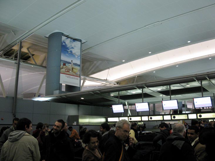 Terminal 4, John F. Kennedy International Airport, Queens, December 27, 2010, 8:04 p.m.