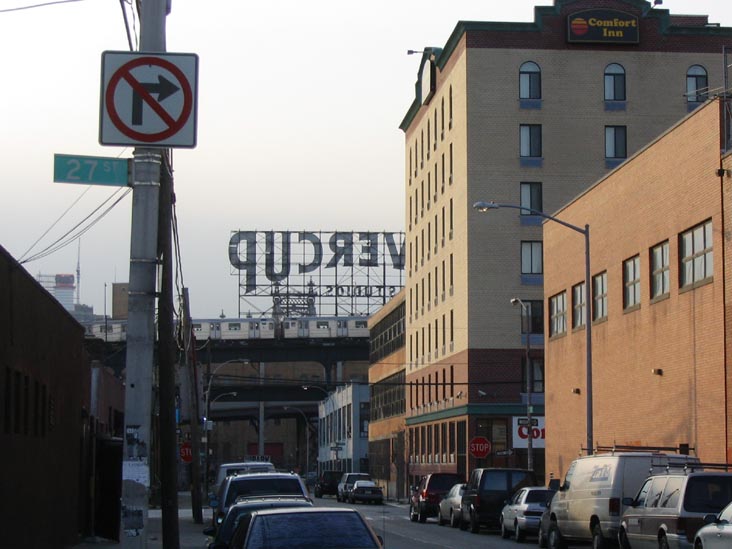 Looking West Down 42nd Road From 27th Street, Long Island City, Queens, March 24, 2004