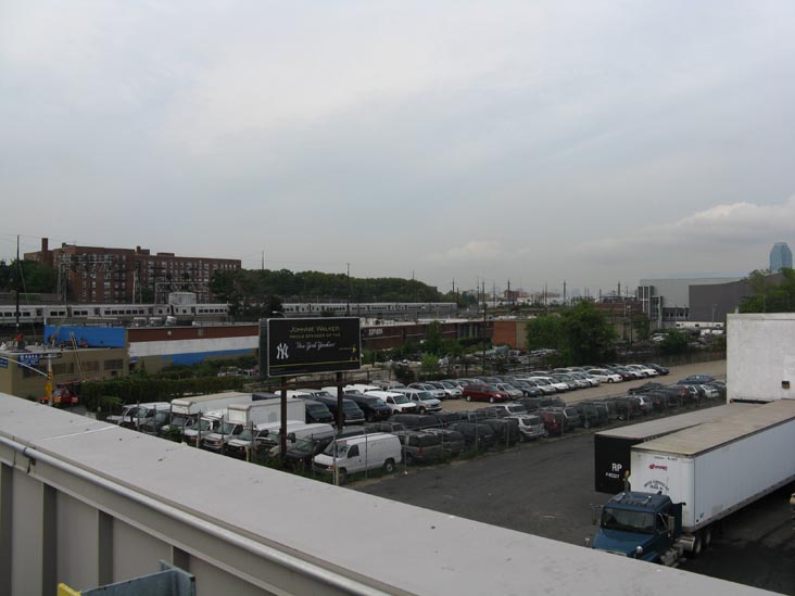 LIRR Tracks From Rooftop Parking Lot, The Shoppes at Northern Boulevard, 48-18 Northern Boulevard, Long Island City, Queens