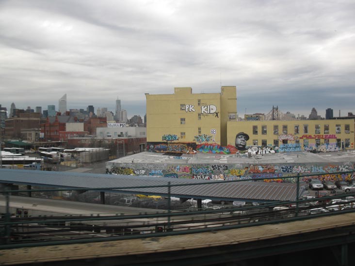5Pointz From Queens-Bound 7 Train, Long Island City, Queens, November 15, 2011