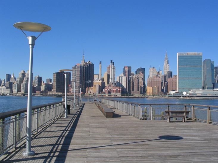 Pier 4, Gantry Plaza State Park, Hunters Point, Long Island City, Queens, February 5, 2005