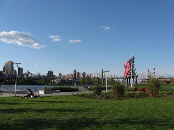 Queensboro Bridge From North Recreation and Interpretive Area, Gantry Plaza State Park, Hunters Point, Long Island City, Queens, July 14, 2009