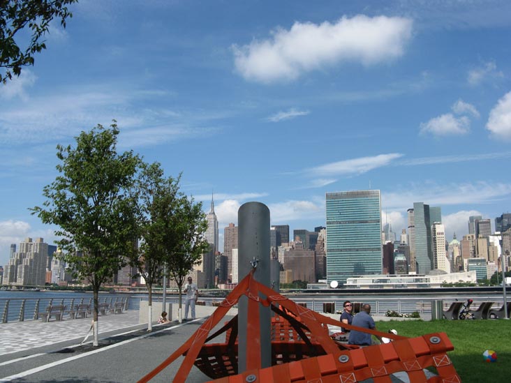 View From Hammock, North Recreation and Interpretive Area, Gantry Plaza State Park, Hunters Point, Long Island City, Queens, July 18, 2009